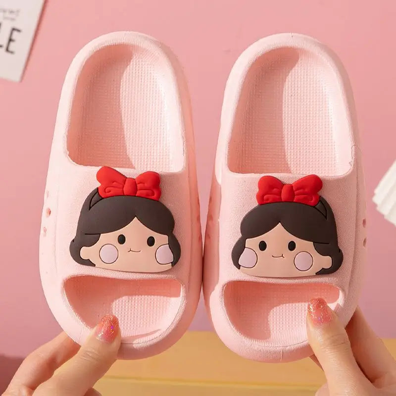 EVA – pantoufles pour enfants, chaussures de dessin animé mignon pour garçons et filles, sandales d'été pour parents et enfants moyens et grands