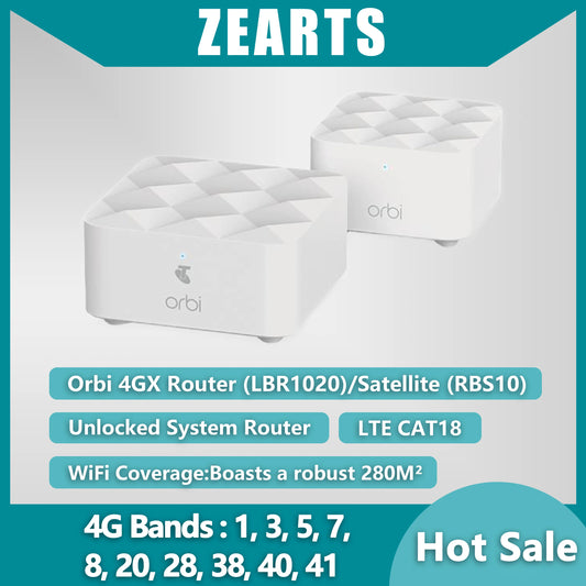 Routeur de système WiFi NETGEAR 4G LTE Mesh avec Satellite Telstra LBR1020 RBS10 routeur réseau sans fil à couverture extensible
