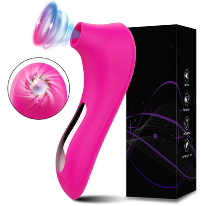 Vibromasseur puissant pour Clitoris et mamelon, succion de langue, léchage Oral vibrant, masturbateur vaginal, jouets Sexy pour femmes adultes