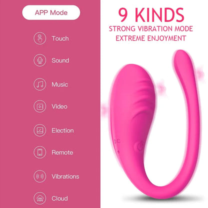 Vibrateurs vaginaux contrôlés par application à 9 vitesses, point G, Anal, vibromasseur à œufs, stimulateur portable, jouets sexuels pour femmes et Couples