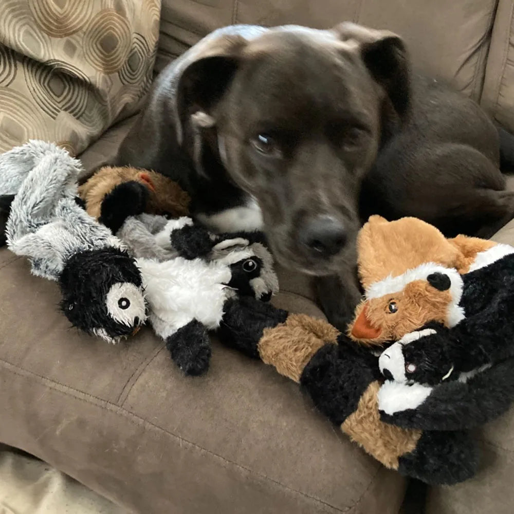 Jouet Animal simulé drôle pour chien, sans farce, avec couineurs, peluche Durable, jouet à mâcher pour chien grinçant, jouet froissé pour animaux de compagnie