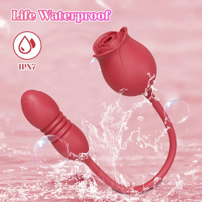 Vibromasseur à succion de Rose pour femmes, stimulateur de clitoris, point G, gode vibrant, masturbateur féminin, Massage, jouet sexuel pour adulte