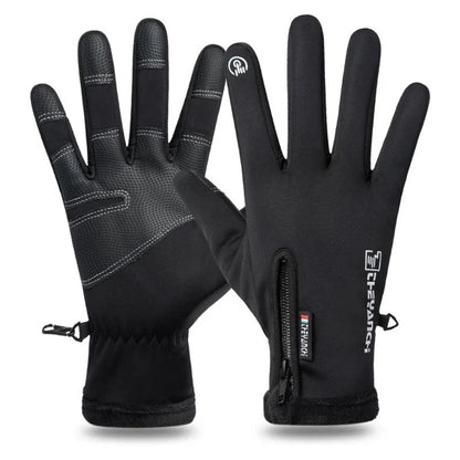 Gants d'hiver imperméables pour écran tactile thermique, coupe-vent, chauds, pour temps froid, course à pied, équitation, sport, randonnée, Ski