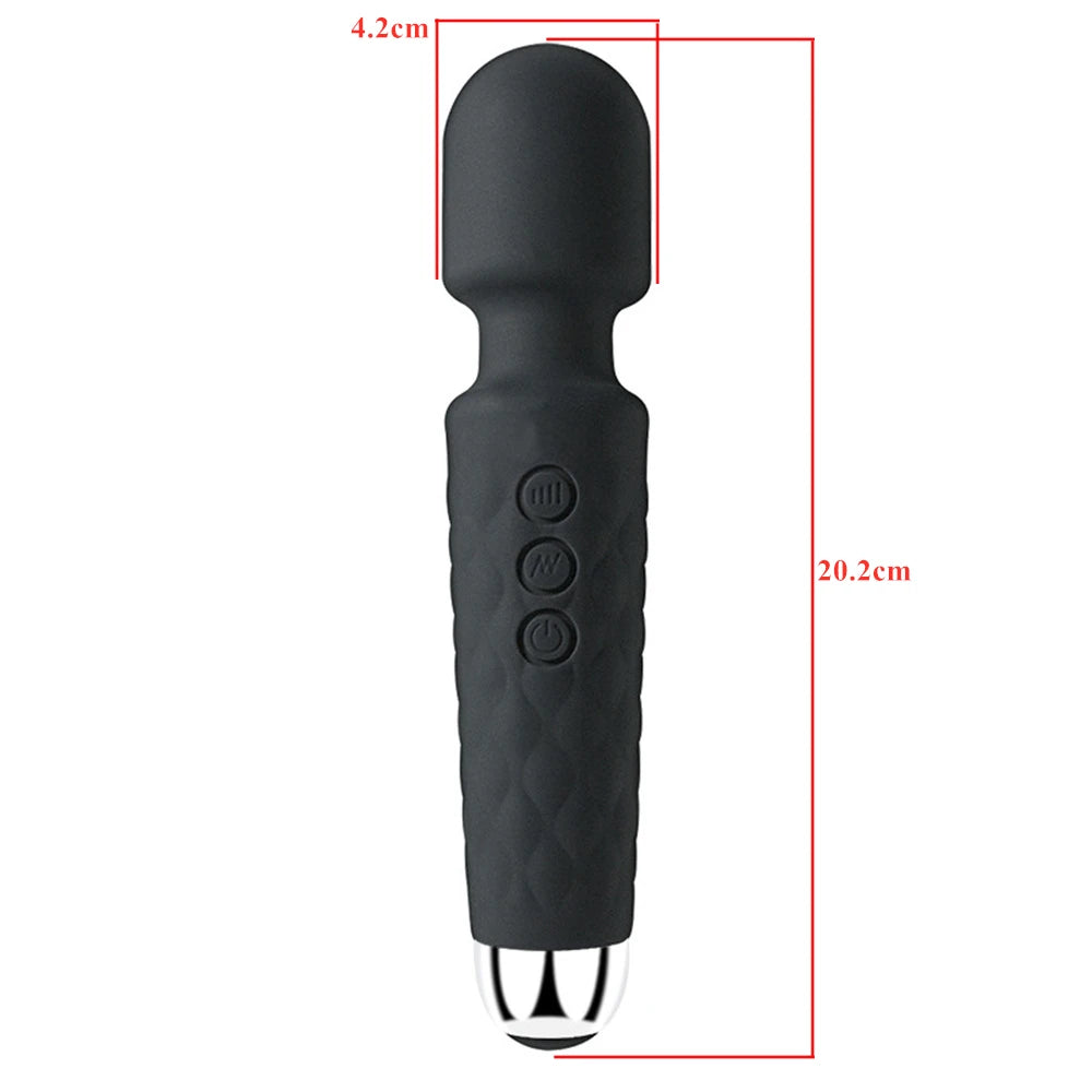 Vibromasseur AV puissant, stimulateur de Clitoris à baguette magique, jouets sexuels pour femmes, masseur de point G, produit érotique pour femmes adultes