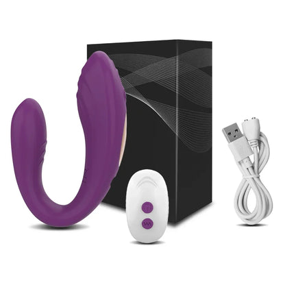 Vibromasseur de Type U télécommandé pour femmes, stimulation du Clitoris, point G, Massage vaginal, Masturbation féminine, jouets sexuels pour Couple