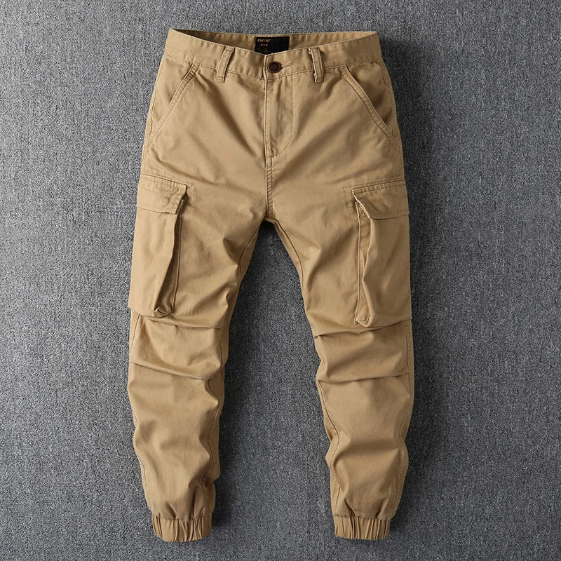 Pantalon cargo de sport de randonnée pour hommes, salopette CamSolomon, jogging, pantalon de survêtement, pantalon de survêtement conique décontracté, mode
