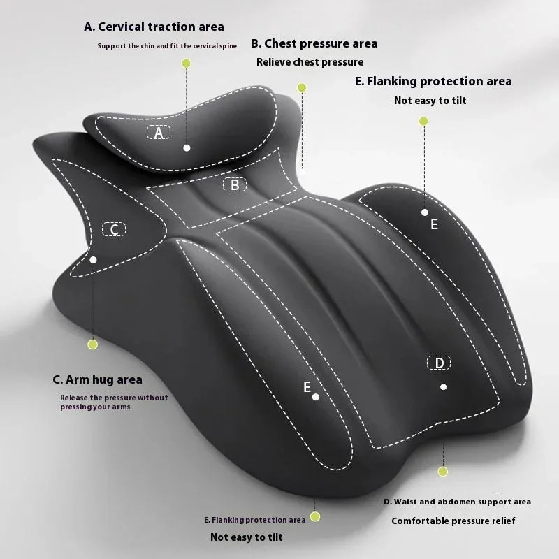 Lit de chevet oreiller couché multifonctionnel coussin de lecture sujet oreiller téléphone couché dormir artefact oreiller coussin