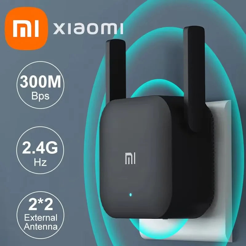 Xiaomi-Routeur/répéteur/amplificateur de signal Wi-Fi Mi Pro sans fil, 300 Mbps, 2.4 mesurz, pour l'extension de la portée du réseau, nouveauté