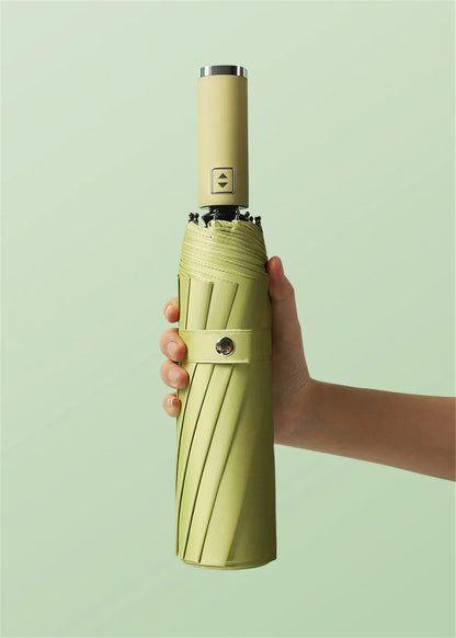 Parapluie 12 baleines grand parapluie résistant entièrement automatique pluie hommes femmes coupe-vent grand 3 parapluies pliants parasol cadeau