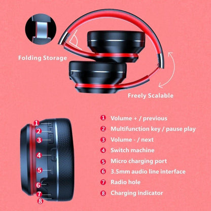 Lenovo HD200 Bluetooth écouteurs sur-oreille pliable ordinateur sans fil casque suppression du bruit HIFI stéréo casque de jeu