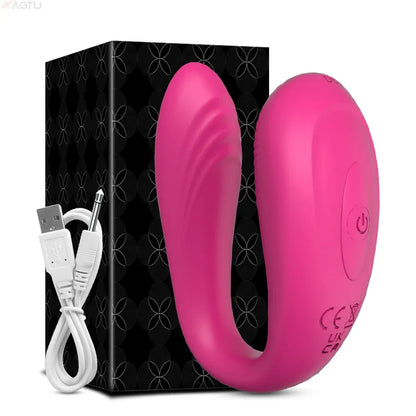 Vibromasseur de Type U télécommandé pour femmes, stimulation du Clitoris, point G, Massage vaginal, Masturbation féminine, jouets sexuels pour Couple