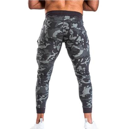 New Men's Running Pants Sweatpants Fitness Joggers 2024Spring Male printing gym fitness Long Pants Sports Pants man Sweatpants