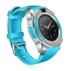 Nouvelle montre intelligente V8 PLUS prenant en charge la connexion de synchronisation de carte SIM Whats app Twitter Facebook Montre podomètre étanche de sport pour hommes et femmes