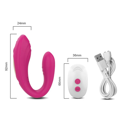 Vibromasseur de Type U télécommandé pour femmes, stimulation du Clitoris, point G, Massage vaginal, Masturbation féminine, jouets sexuels pour Couple