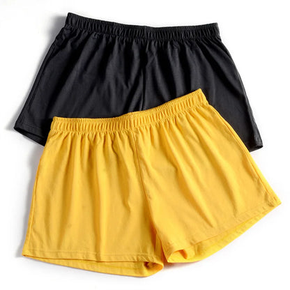 Pantalon en forme de flèche pour homme, caleçon d'été 100% coton, boxer grande taille, vêtements de nuit respirants pour jeunes