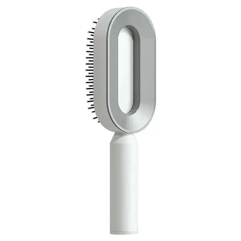 Peigne de massage, brosse à cheveux autonettoyante pour femmes, peigne à cheveux rapide à une touche, coussin d'air 3D, outils de coiffure, peignes