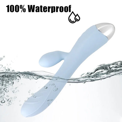 Vibromasseur lapin puissant pour femmes, stimulateur de Clitoris, point G, masseur vaginal, gode, masturbateur féminin, baguette AV, jouet sexuel pour adulte de 18 ans et plus