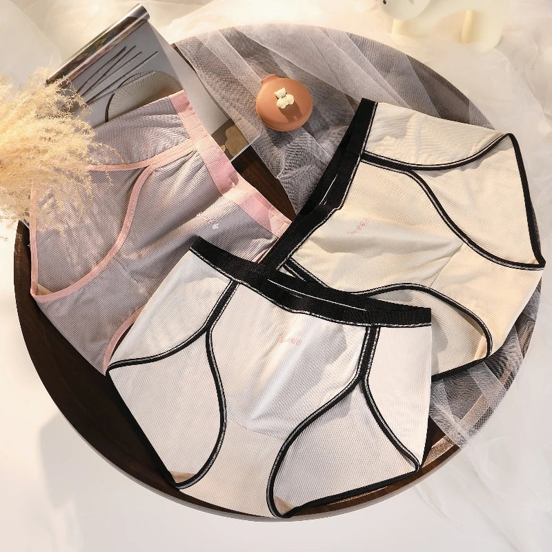 Culottes pour femmes en coton taille haute été respirant dames grande taille sous-vêtements lettres douces sous-vêtements féminins lingerie sexy