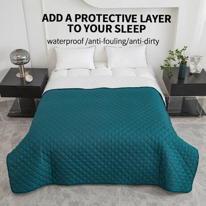 Housse de protection de lit imperméable pour chien, couverture pour meubles, housse de canapé pour chien et chat, coussin d'urine anti-saleté, couvre-lit matelassé