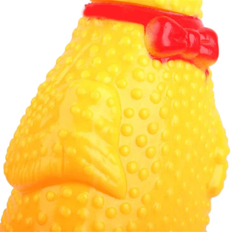 Poulet à presser, jouet pour animaux de compagnie, outil de décompression, évent de grincement, intéressant