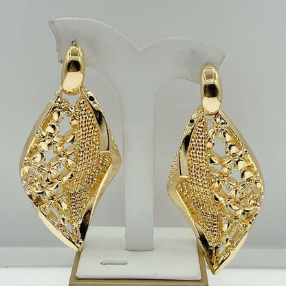 Boucles d'oreilles chimicates pour femmes, accessoires délicats, bijoux de luxe pour dames, cadeau de fête de mariage africain, nouveau