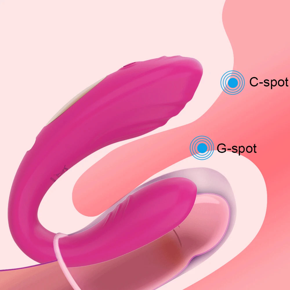 Vibromasseur de Type U télécommandé pour femmes, stimulation du Clitoris, point G, Massage vaginal, Masturbation féminine, jouets sexuels pour Couple