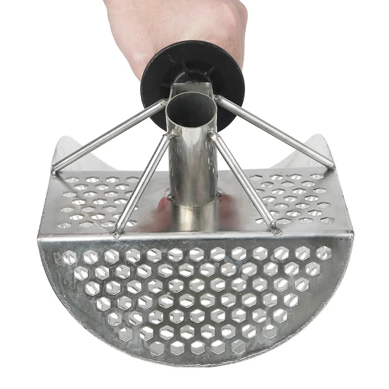 Pelle à sable en acier inoxydable pour la chasse, outil hexagonal, détecteur de métaux, poignées de sagesse, plage