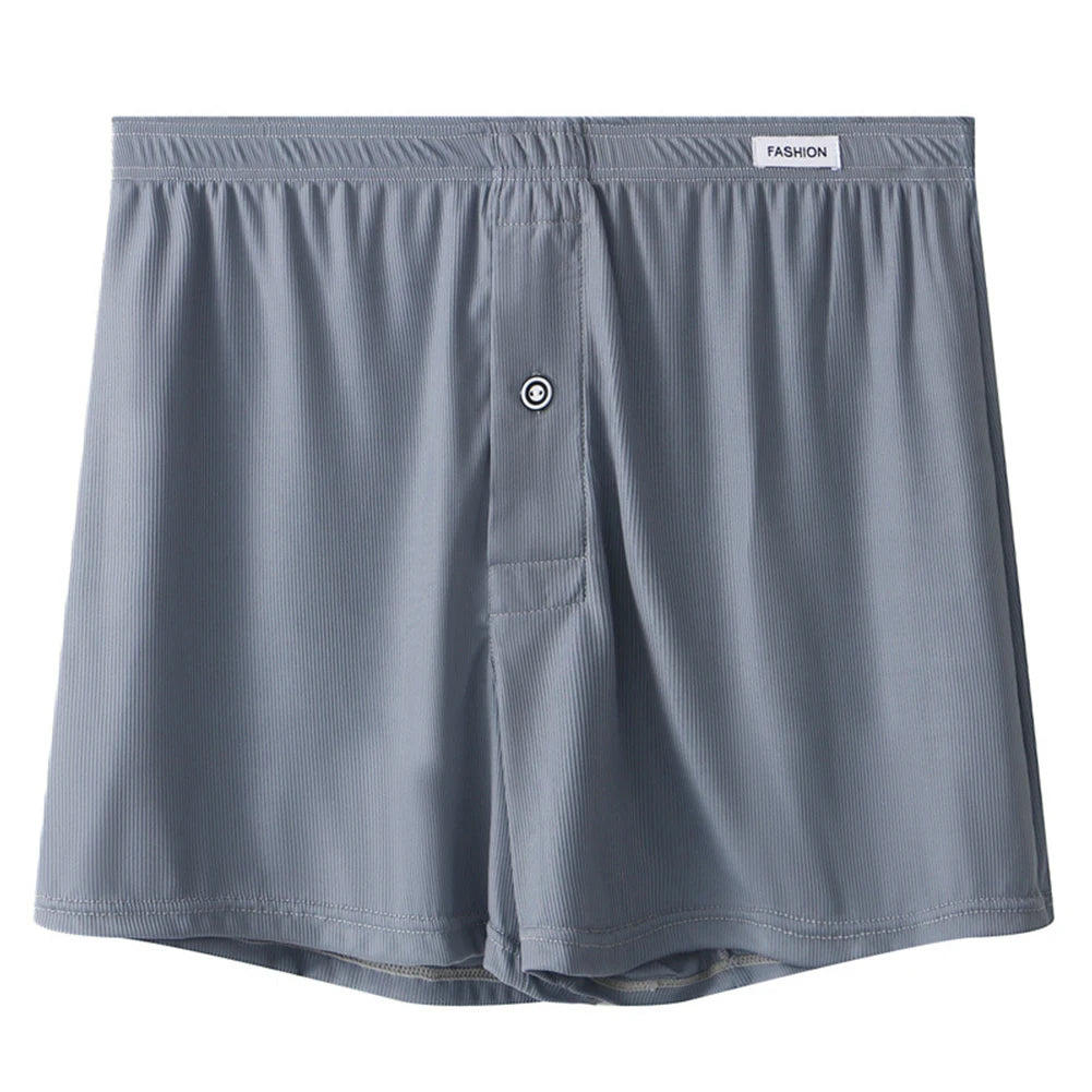 Sous-vêtements taille moyenne pour hommes, caleçons sexy, caleçons minces pour la maison, shorts monochromes, pantalons masculins Aro, 03/Ice Instadt