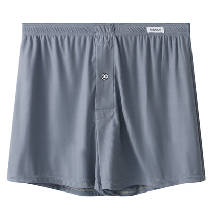 Sous-vêtements taille moyenne pour hommes, caleçons sexy, caleçons minces pour la maison, shorts monochromes, pantalons masculins Aro, 03/Ice Instadt