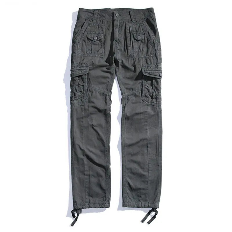 Pantalon militaire pour hommes, pantalon Cargo tactique en coton, multi-poches, pantalon d'extérieur décontracté, grande taille 44, printemps-automne, 2023