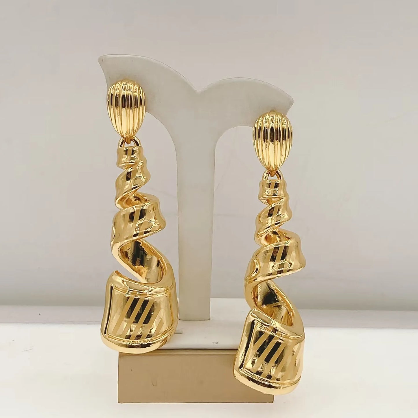 Boucles d'oreilles chimicates pour femmes, accessoires délicats, bijoux de luxe pour dames, cadeau de fête de mariage africain, nouveau