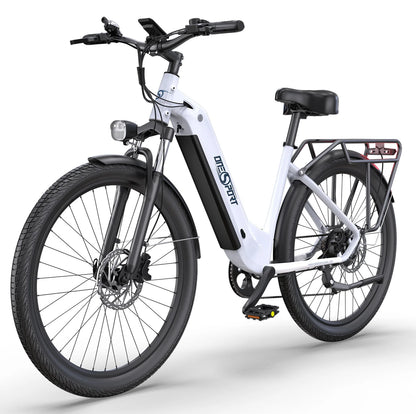 Vélo électrique de loisirs urbains de 27.5 pouces, moteur 36V 250W, livraison directe disponible, batterie au Lithium de ville en alliage d'aluminium