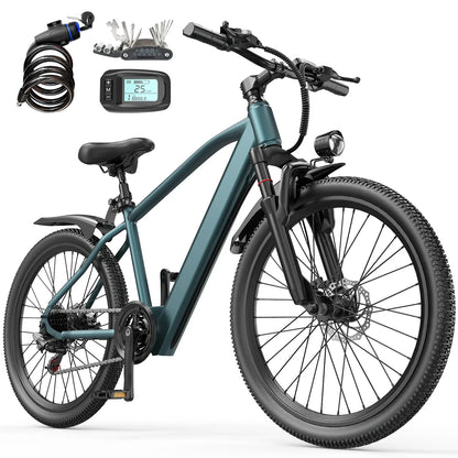 Aairsk GT300 adulte banlieue vélo électrique pic 540W 36V10AH batterie affichage LED intelligent Ebike tout-terrain 26 "pneu montagne e-bike