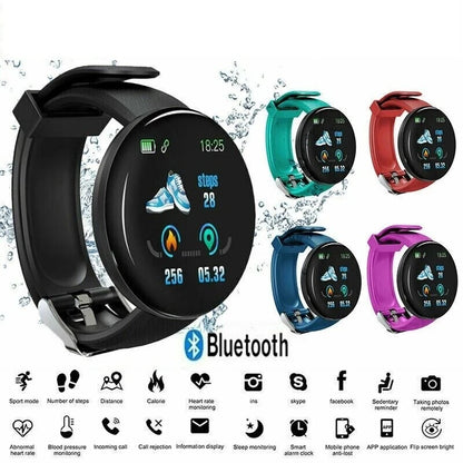 Montre Connectée Montre Intelligente Enfant Tracker Fitness Bracelet Sport Moniteur Fréquence Cardiaque Bracelet Sang Enfant Garçon Fille Montres