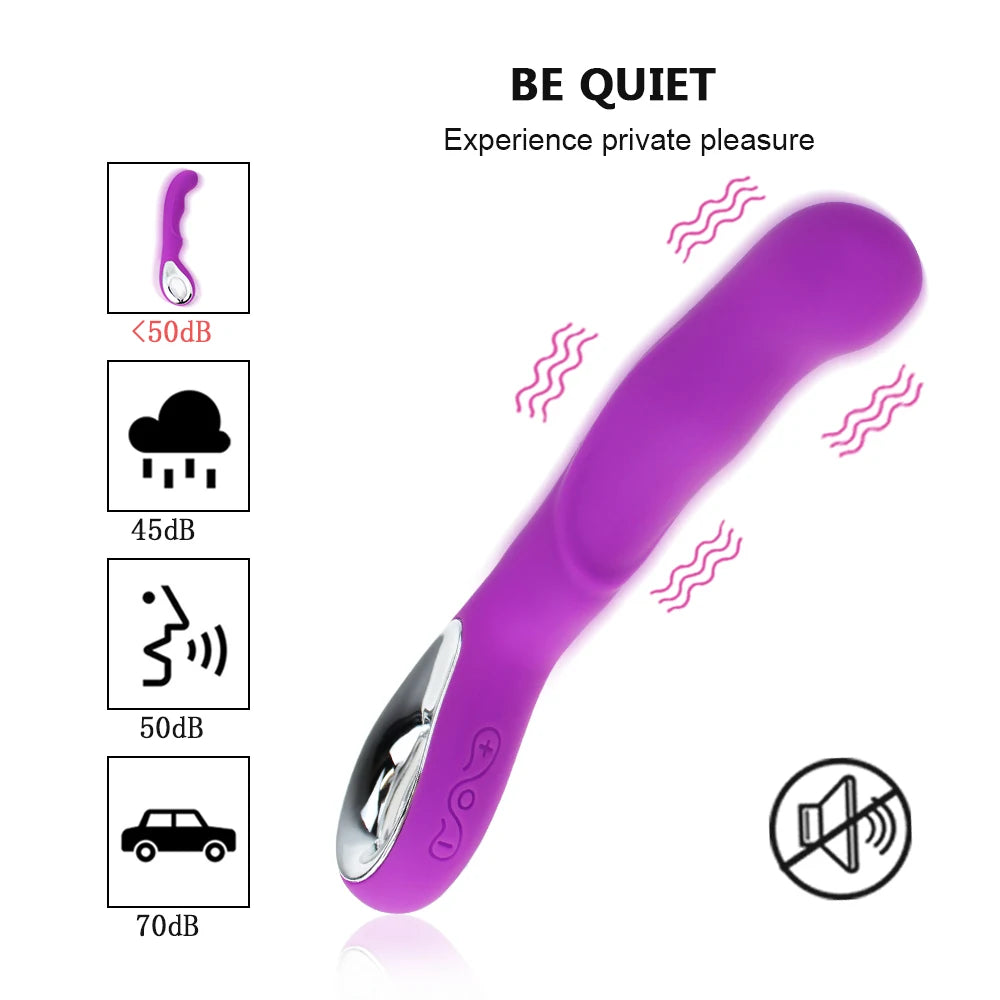 10 vitesses USB Rechargealbe baguette magique masseur gode vibrateurs double Clitoris stimulateur G Spot vibrateur adultes jouets sexuels pour femme
