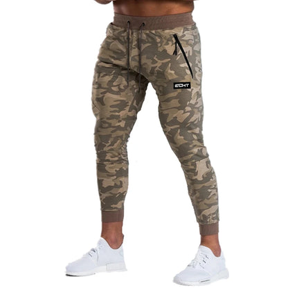 New Men's Running Pants Sweatpants Fitness Joggers 2024Spring Male printing gym fitness Long Pants Sports Pants man Sweatpants