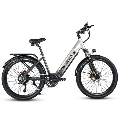 E-bike L26 500W moteur 48V17AH batterie adulte ville déplacement vélo électrique 26 pouces pneus tout-terrain vélo électrique pratique