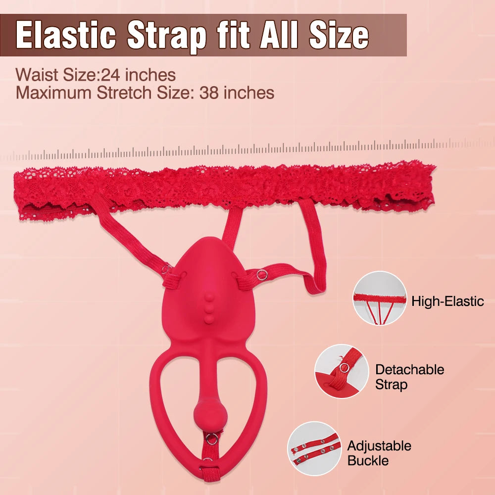 Vibromasseur de culotte portable, anneau de pénis vibrant, télécommande avec application, stimulateur clitoridien, jouets sexuels pour adultes pour femmes et hommes