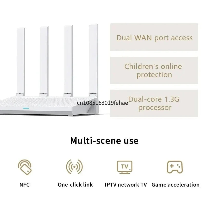 Nouveau routeur Xiaomi AX3000T IPTV maille réseau Gigabit Ethernet Ports jeu accélérateur répéteur Modem amplificateur de Signal