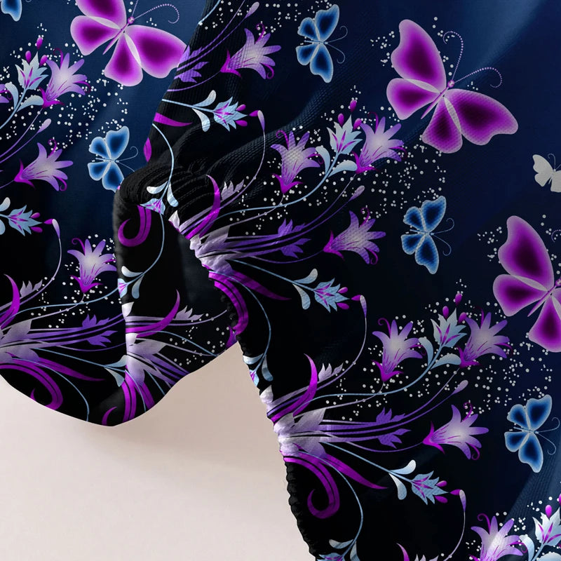 1 drap de lit givré à motif de rêves enchantés, couvre-lit imprimé pour chambre à coucher, literie (hors taies d'oreiller)