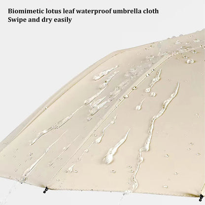 Parapluie double 16 carats pour homme et femme, grand format, coupe-vent, compact, pliable, automatique, pour le soleil, la pluie, les voyages