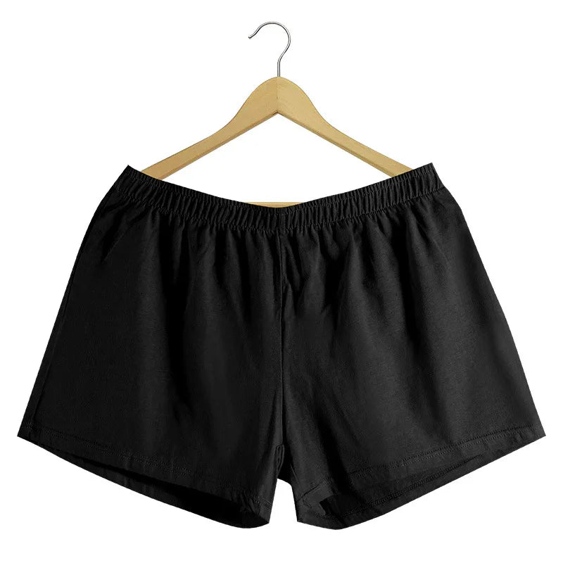 Pantalon en forme de flèche pour homme, caleçon d'été 100% coton, boxer grande taille, vêtements de nuit respirants pour jeunes