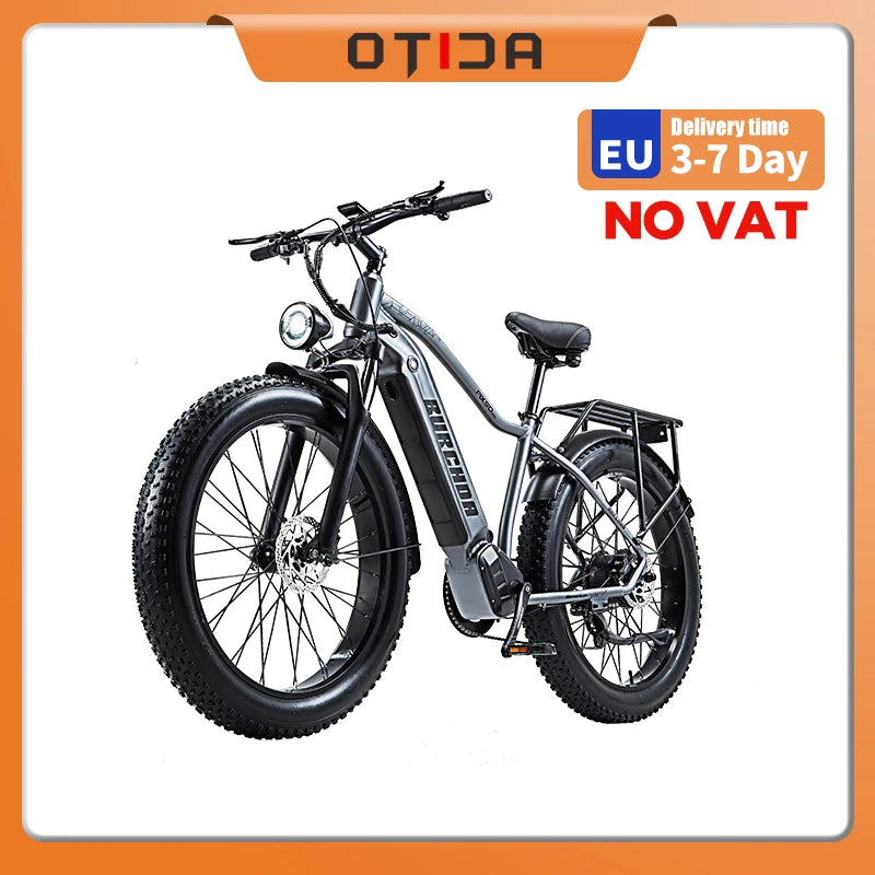 BURCHDA RX50 – vélo électrique pour adultes, moteurs 1000W, batterie longue durée 48V20AH, pneus larges tout-Terrain de 26 pouces, e-mountain