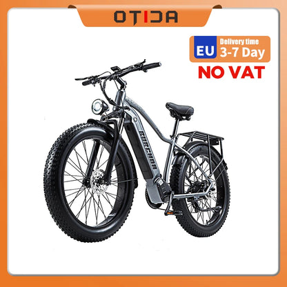BURCHDA RX50 – vélo électrique pour adultes, moteurs 1000W, batterie longue durée 48V20AH, pneus larges tout-Terrain de 26 pouces, e-mountain