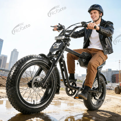 Vélo électrique CMACEWHEEL K20 eBIKE Peak 1000W, 48V15Ah, pneus larges, 20 pouces, VTT électrique pour adultes