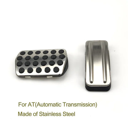 Housse de coussinets de pédales de voiture en acier inoxydable, étui MT AT pour Ford Focus 2 mk2 focus 3 mk3