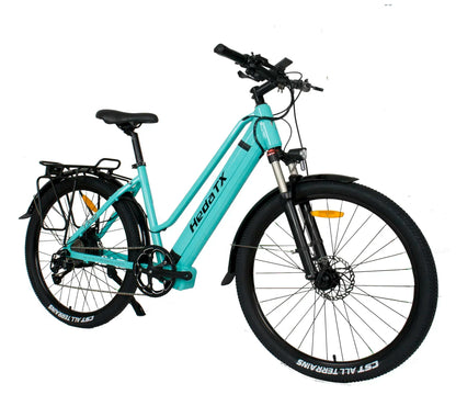 2025 nouveau modèle TX10 27.5 "500W EBike Elektrische Fiets 48V20Ah moteur à entraînement central 9 vitesses Dames Stadsfiets certifié CE
