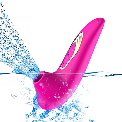 Vibromasseur puissant pour Clitoris et mamelon, succion de langue, léchage Oral vibrant, masturbateur vaginal, jouets Sexy pour femmes adultes