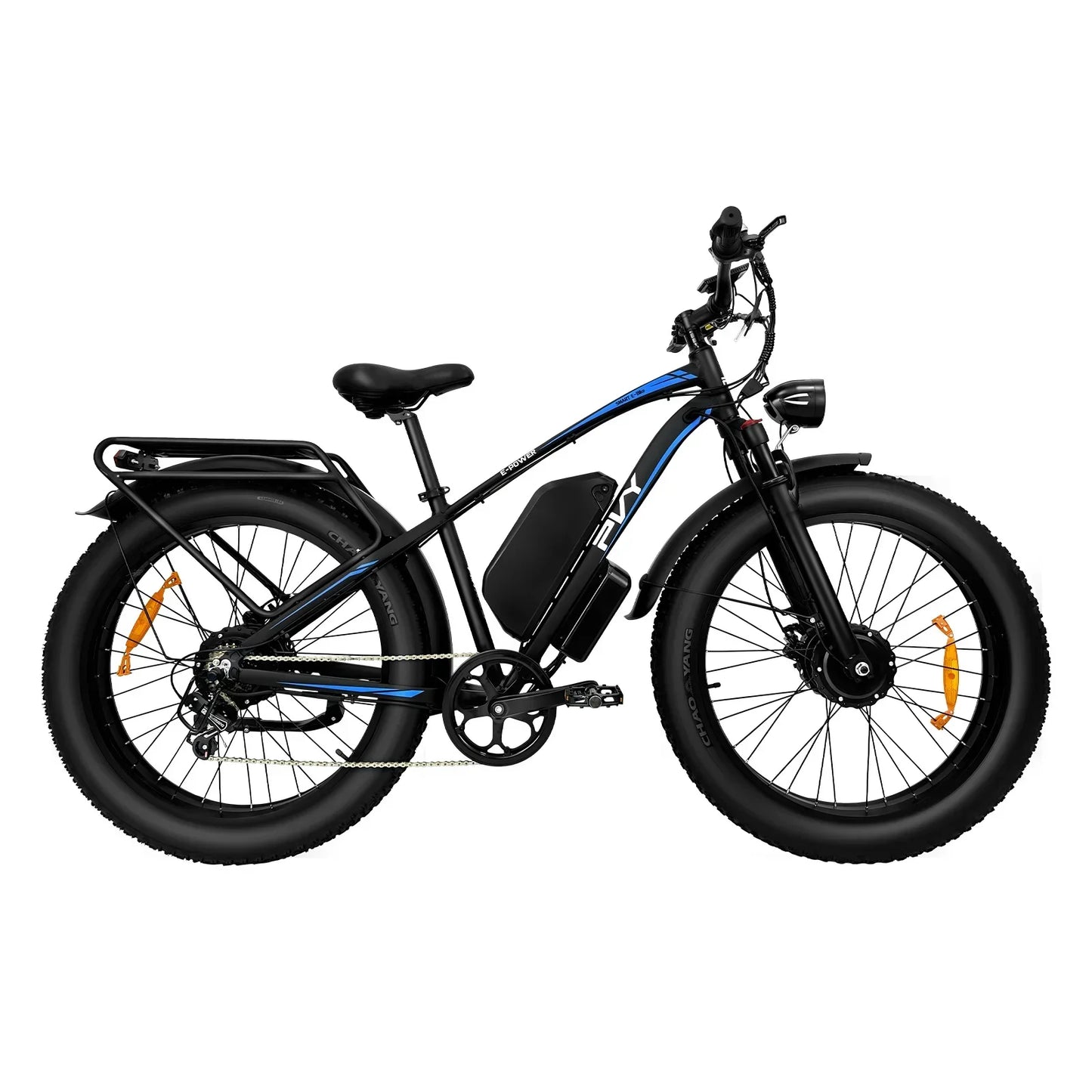 PVY MAX26 vélo électrique adulte 1200W * 2 moteur ville vélo électrique 48V 25Ah batterie e-bike 26 pouces gros pneu Ebike