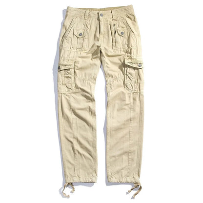 Pantalon militaire pour hommes, pantalon Cargo tactique en coton, multi-poches, pantalon d'extérieur décontracté, grande taille 44, printemps-automne, 2023